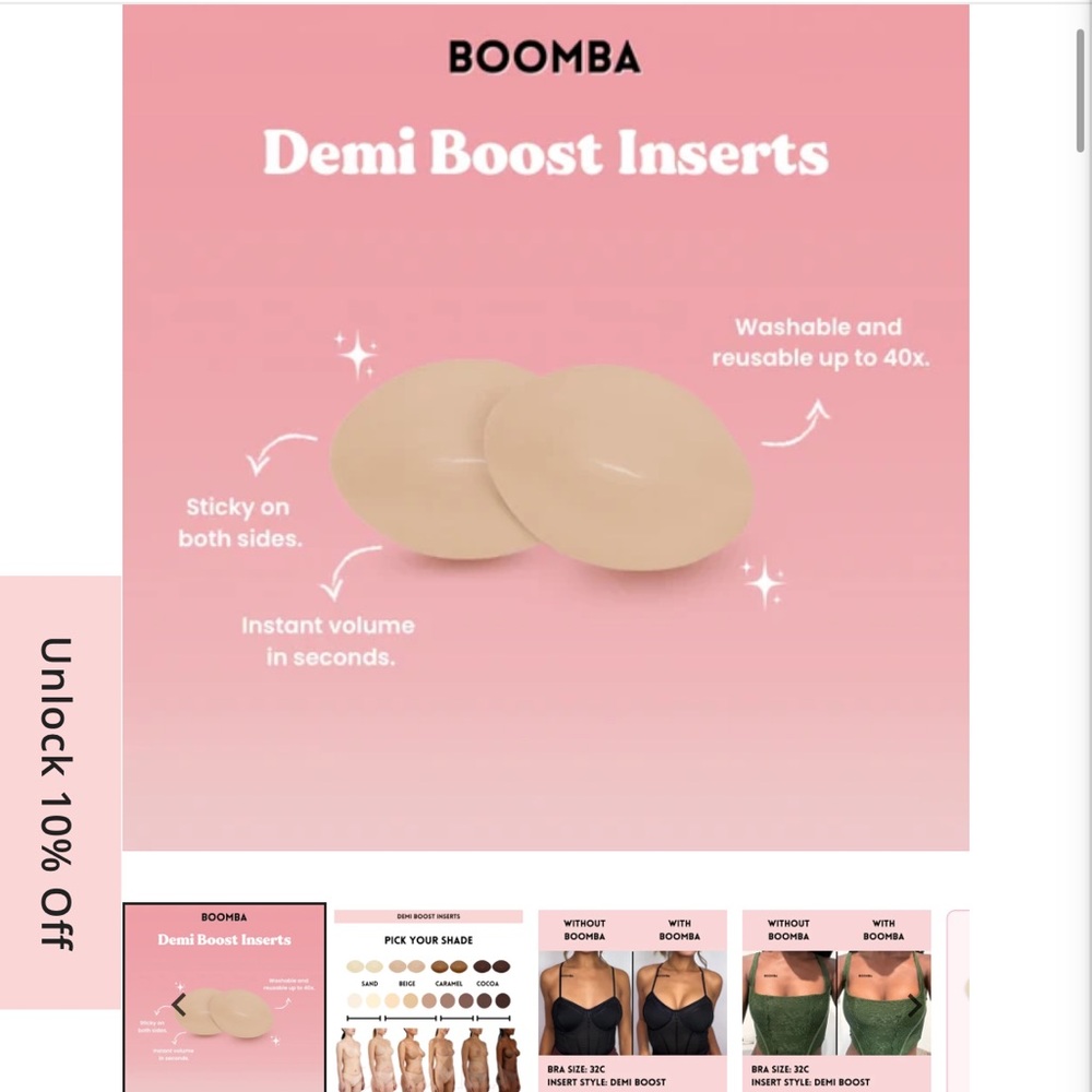 BOOMBA Demi inserts